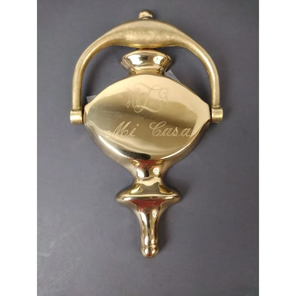 Vintage Gold‎ Color Finial Shaped Door Knocker MI CASA Size 7